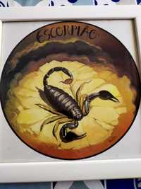 Quadro com signo escorpião