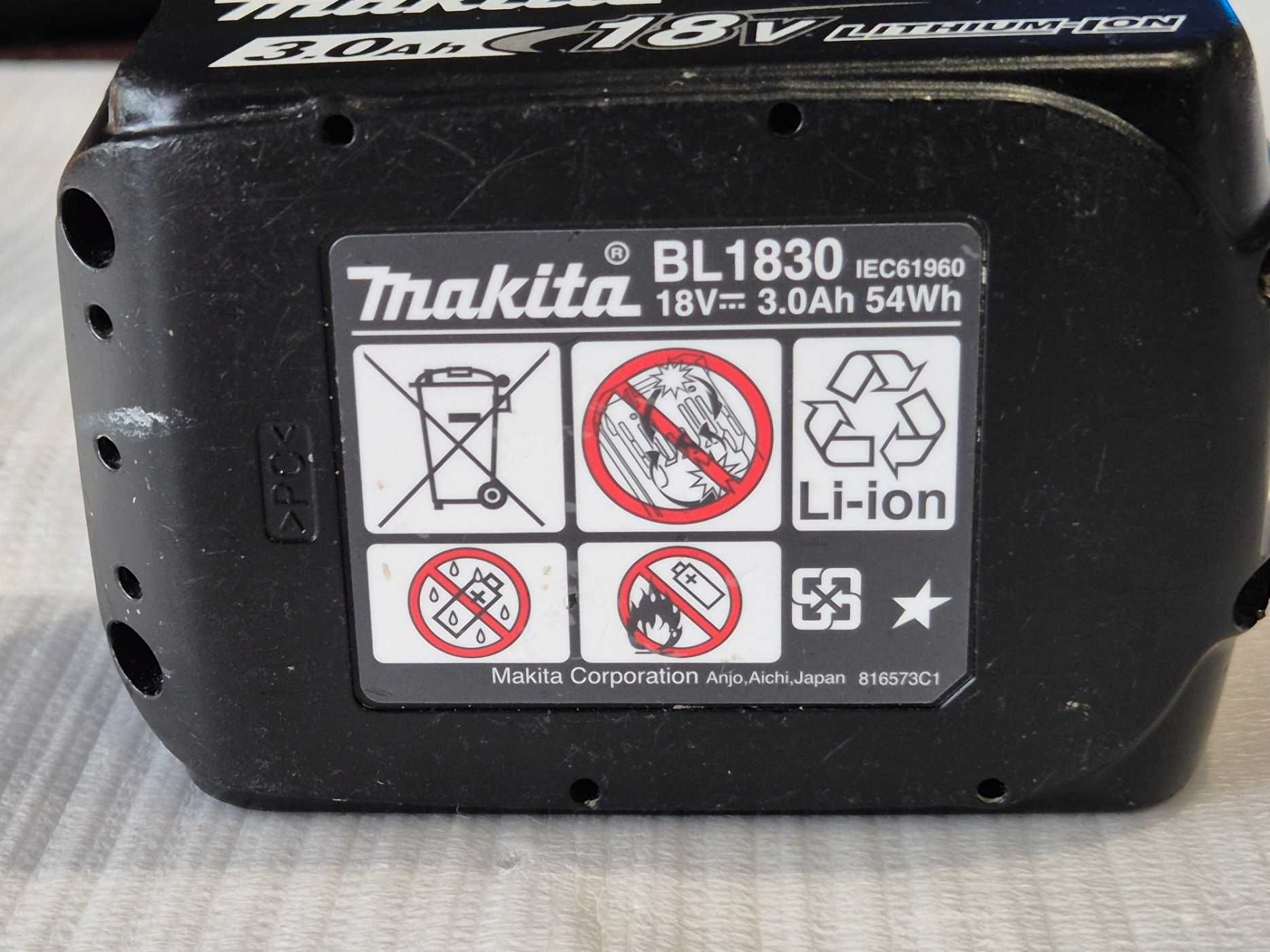 Akumulator Li-Ion Makita 18 V 3 Ah