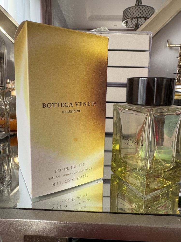 Bottega Veneta illusione for him edt perfumy pust flakon butelka pudeł