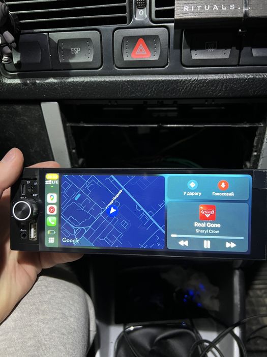 |Нова| Сучасна|Автомагнітола 1din з безпровідним Car Play/Android auto