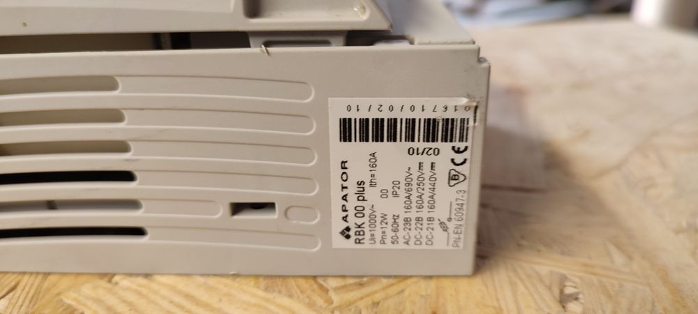 rozłącznik bezpiecznikowy,izolacyjny, RBK00