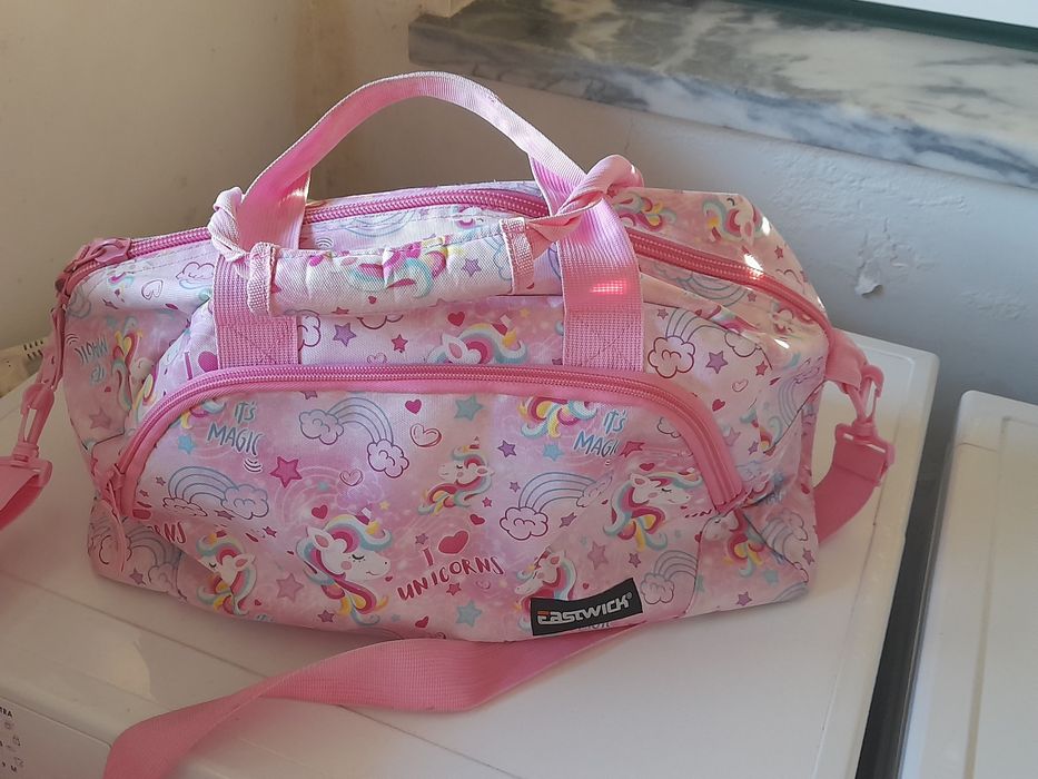 Saco de desporto unicórnios