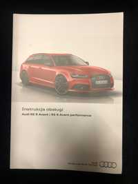 Audi C7 RS6 Avant performance PL instrukcja obsługi