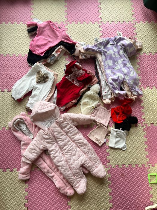 Ubrania dla dziewczynki 56-62 cm