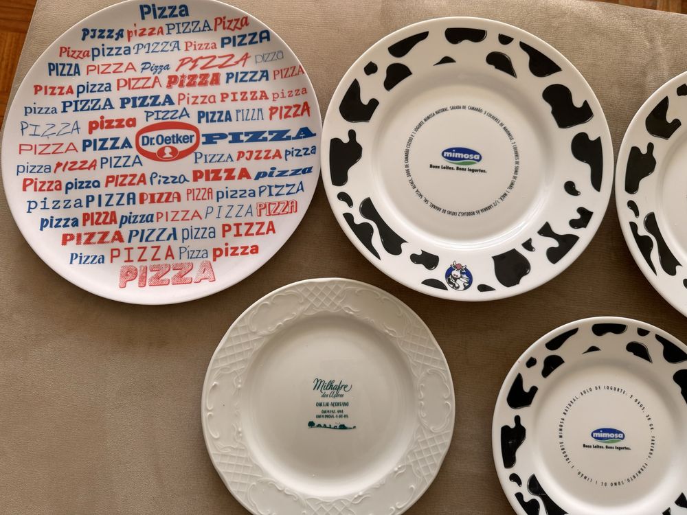 Spal Arcopal 3 pratos Mimosa Leite 1 pizza Oekter 1 queijo Milhafre