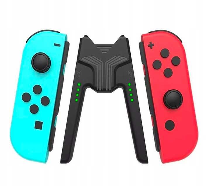 Uchwyt Grip ładujący 2x Joy-Con Nintendo Switch * Video-Play Wejherowo