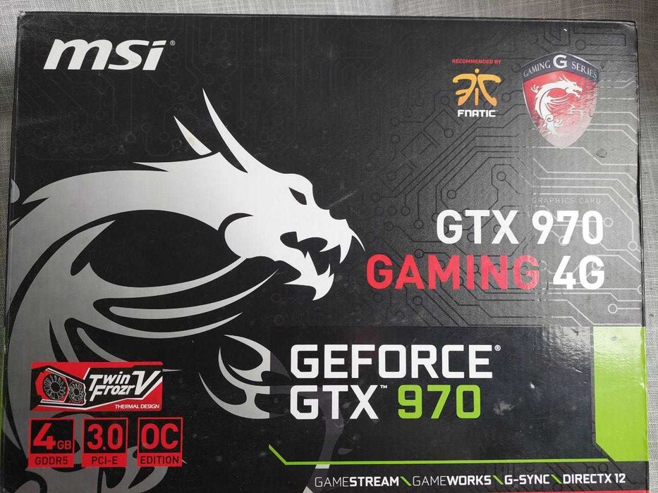 Відеокарта MSI GeForce GTX 970 4Gb GDDR5 256 bits