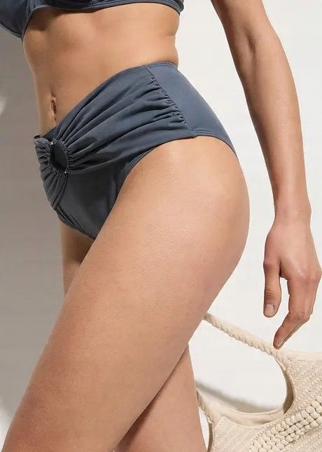 B.P.C bikini antracytowe z aplikacją r.46