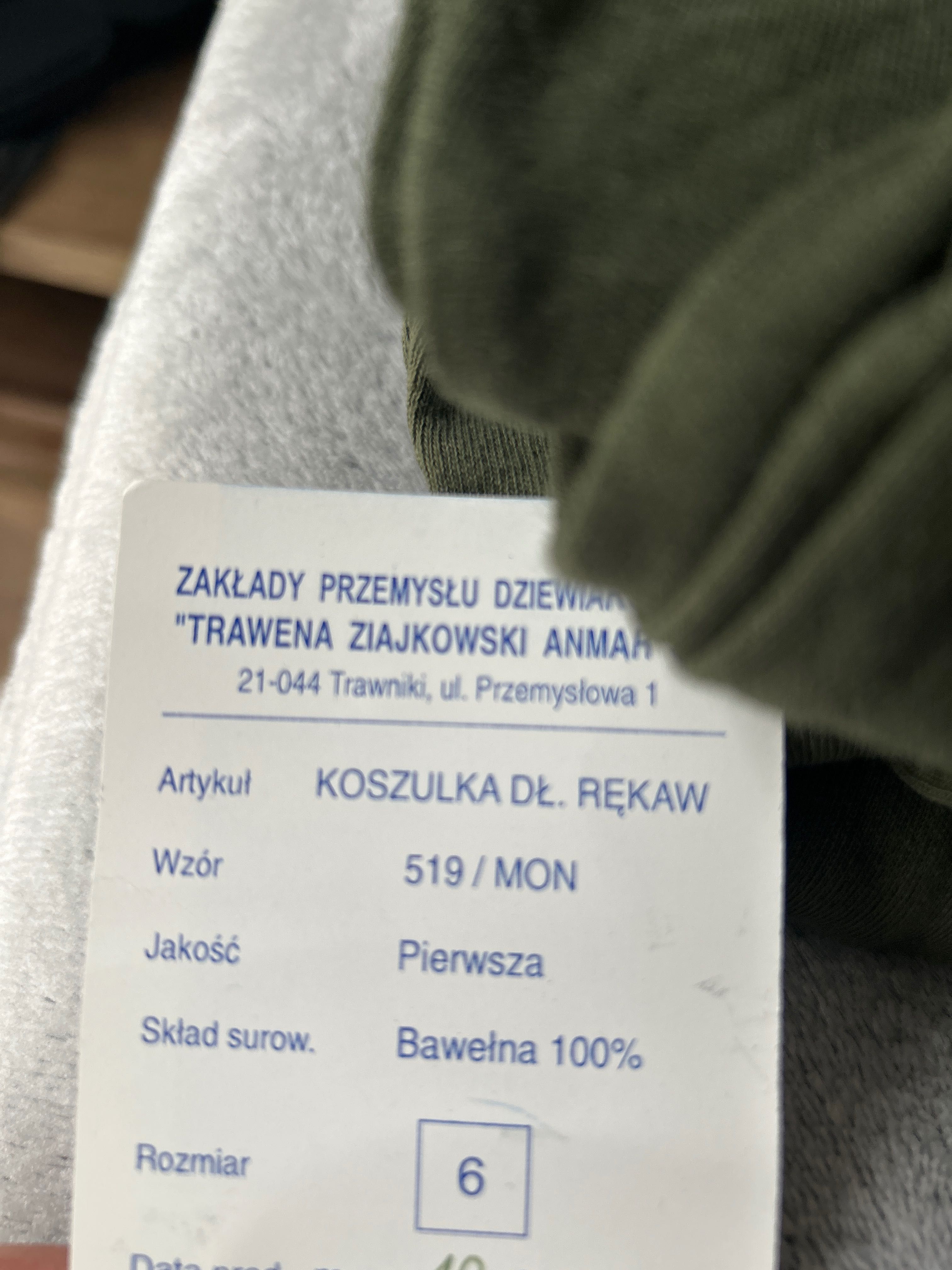 Koszula z długim rękawem