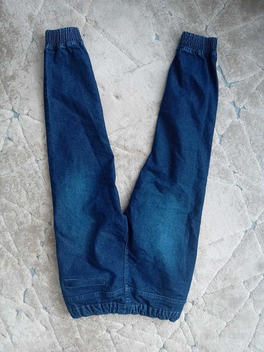 Jeansowe spodnie chlopiece 134  5-10-15