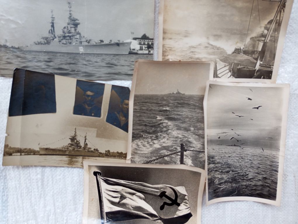 Фотографии с моряками СССР.