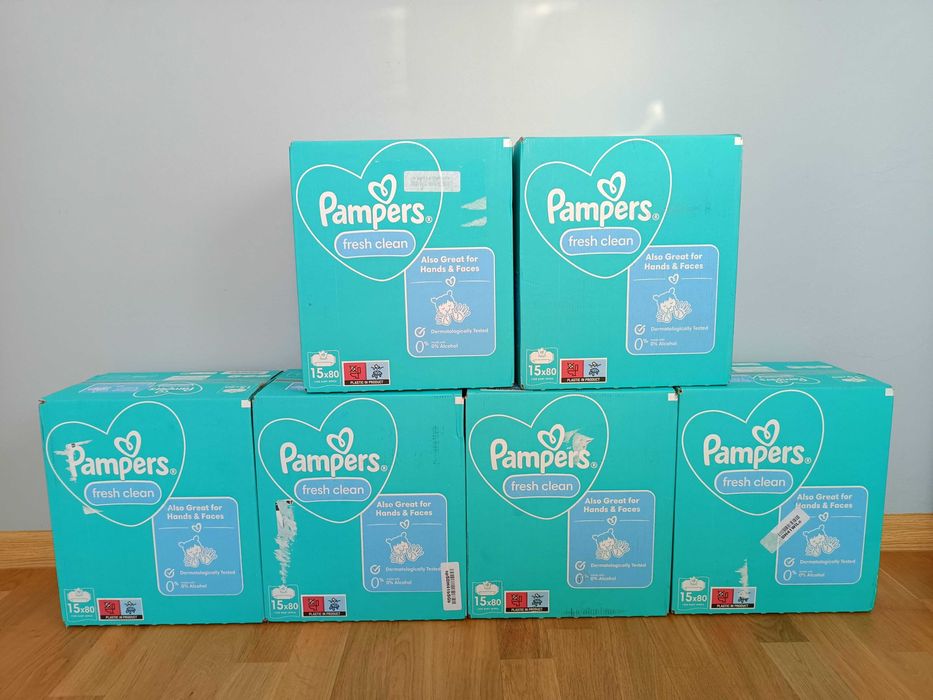 Chusteczki Pampers Fresh Clean 80x15 p. (1 karton)