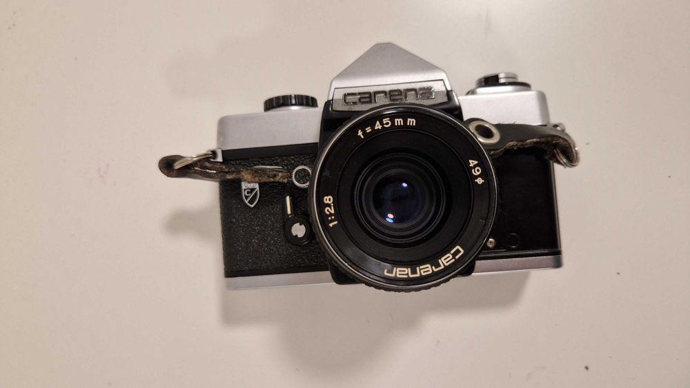 Объектив carenar 45mm f 2.8 м42 + фотоаппарат Carena