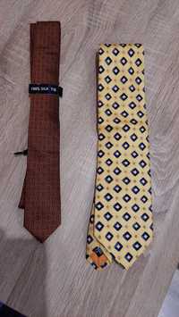 Dwa jedwabne krawaty