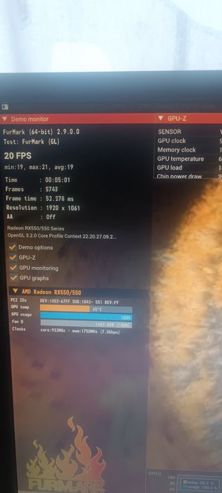 Ігрова відео карта asus Rx 550 4gb для пк системного блоку