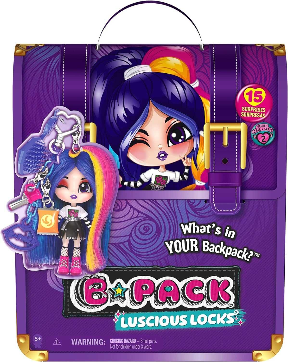 B Pack, колекційна лялька Frank E-Girl Luscious Locks Spin Master