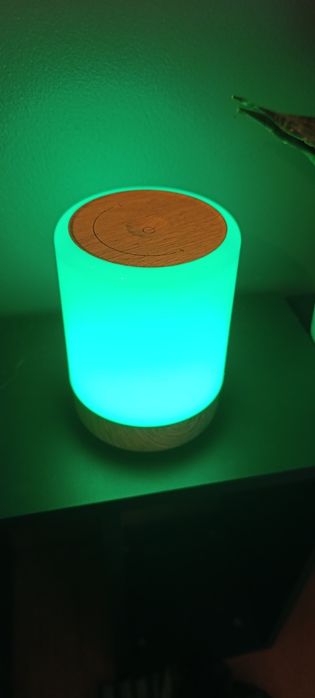 Candeeiro de mesa de cabeceira tátil regulável, 256 RGB com  mudança d