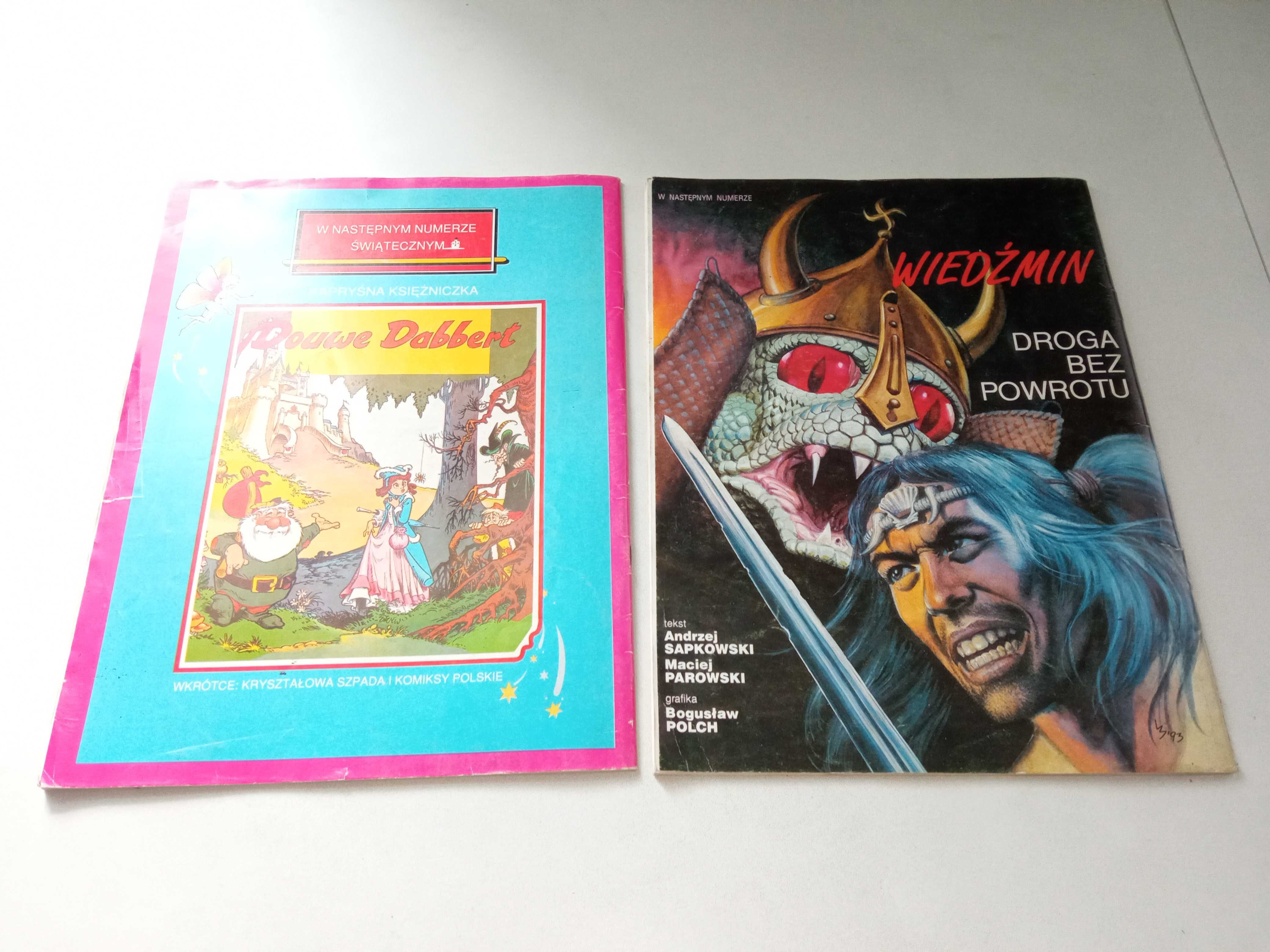 burton i cyb - numery 1-2 komiks fantastyka 1992/1993