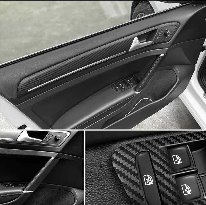 Película Carbono Para Automóveis & Motos Interiores e exteriores 2m x5