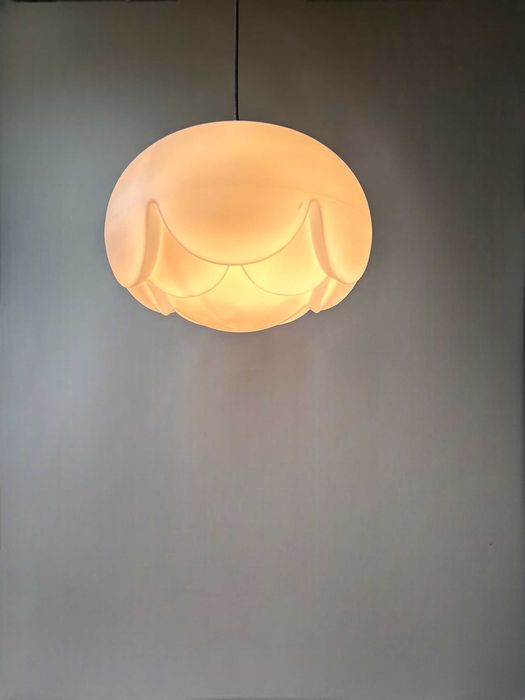 Peill&Putzler WaterLily Seerose lata 70 komplet lamp szkło opalinowe