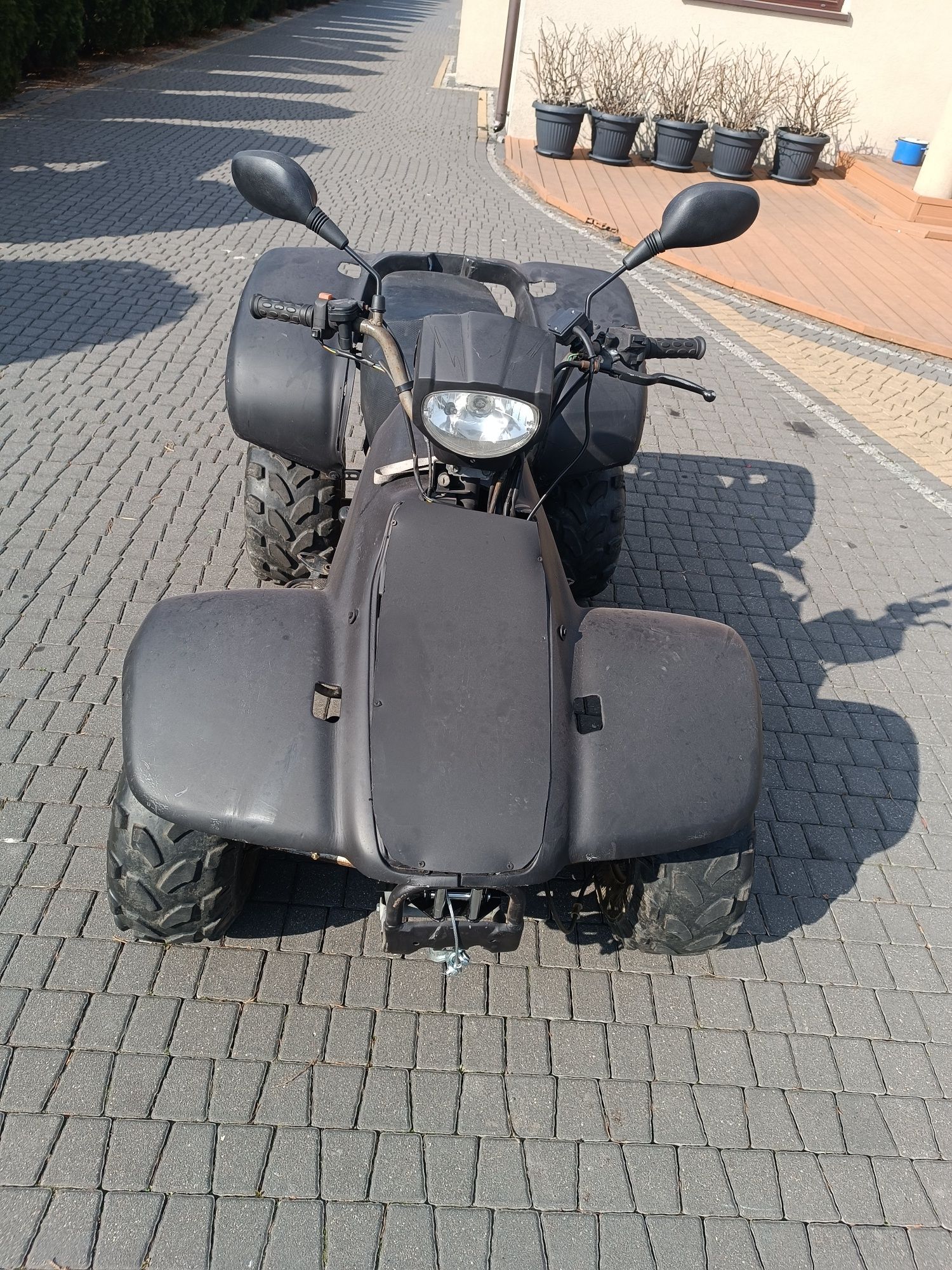 Quad 150 keeway pług  zamiana zamienię motocykl quad cross prl auto bu