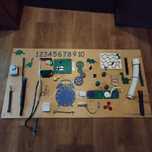 Tablica manipulacyjna DIY bardzo duza