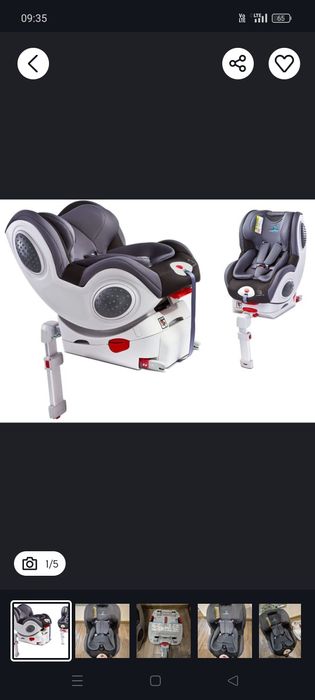 Fotelik caretero chempion ISOFIX