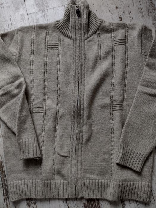 Męski sweter zapinany XL wełniany turecki