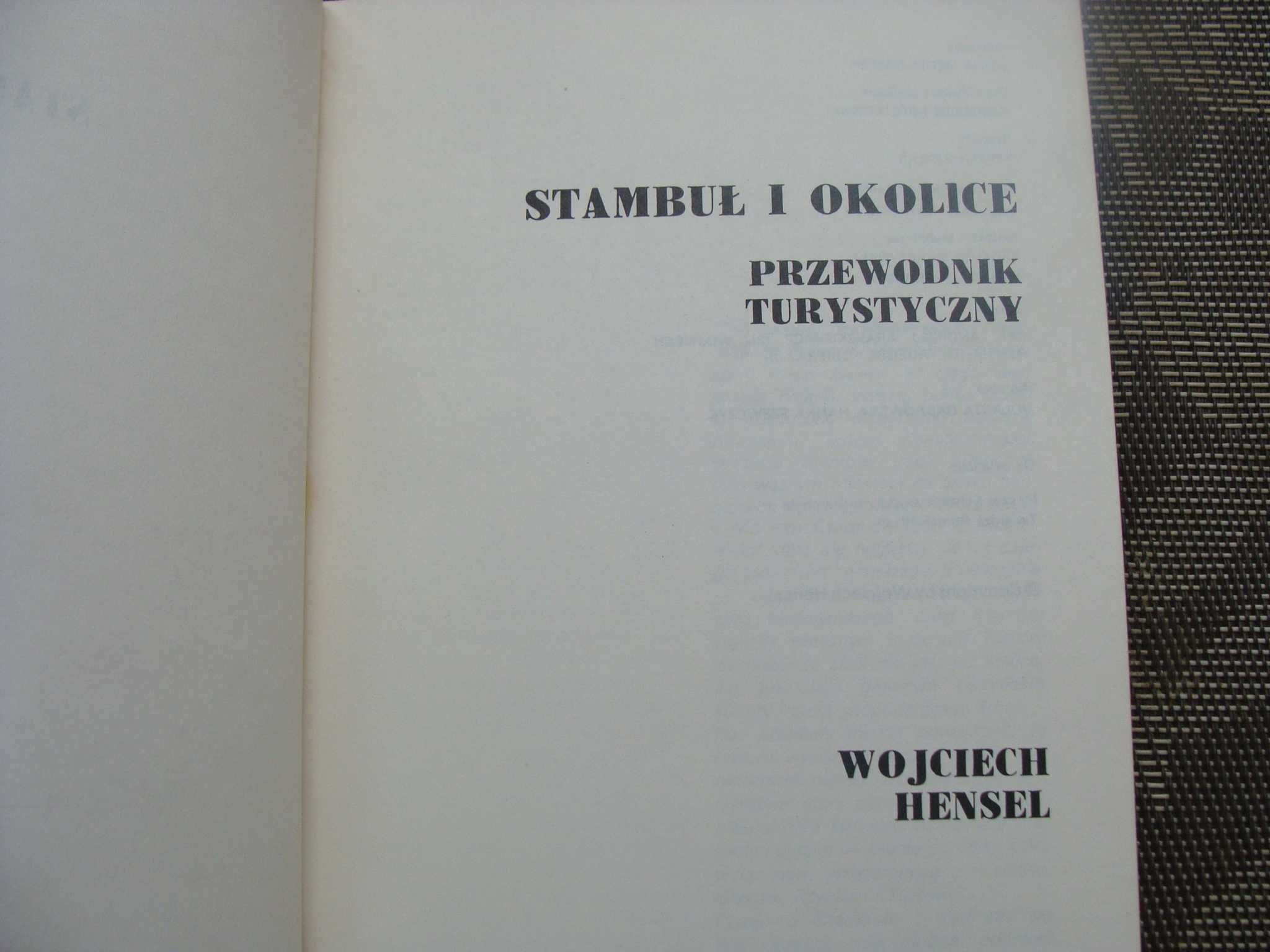 Stambuł i okolice - Wojciech Hensel