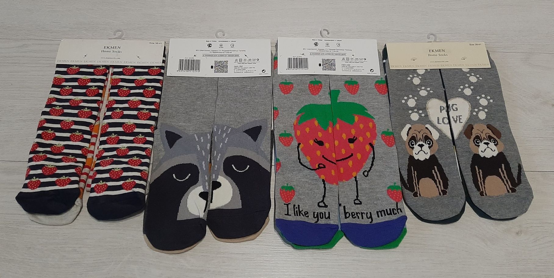 Жіночи котонові шкарпетки - планшет (в упаковці 2пари), Ekmen.