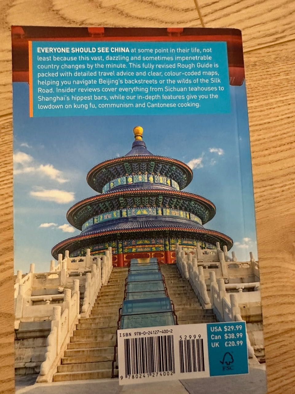 Chiny Przewodnik ROUGH GUIDES, 2017, stan idealny