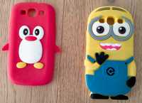 Etui gumowe Minionek i pingwin Asus ZenFone 2 case