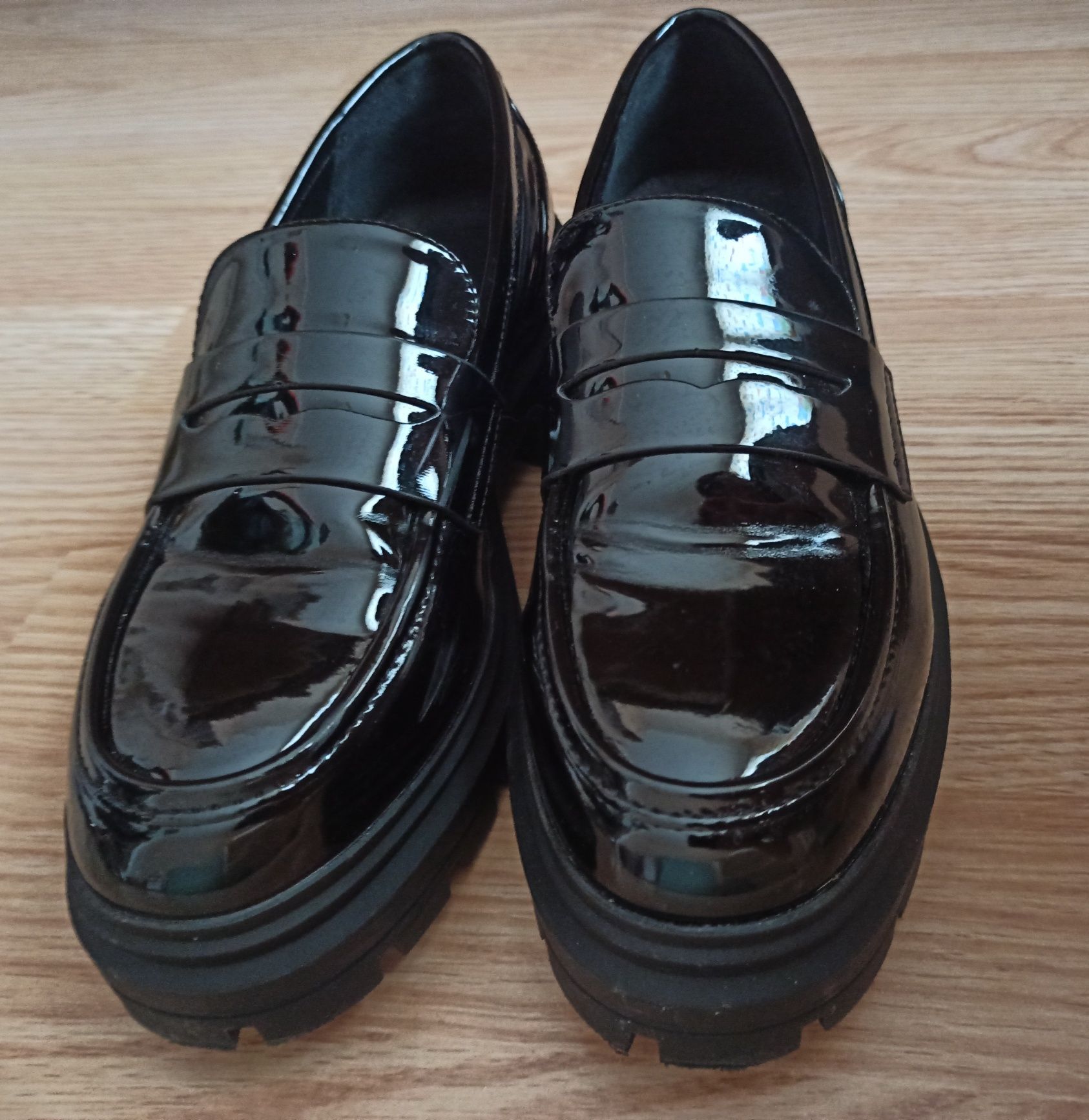 Czarne Loafersy JENNY