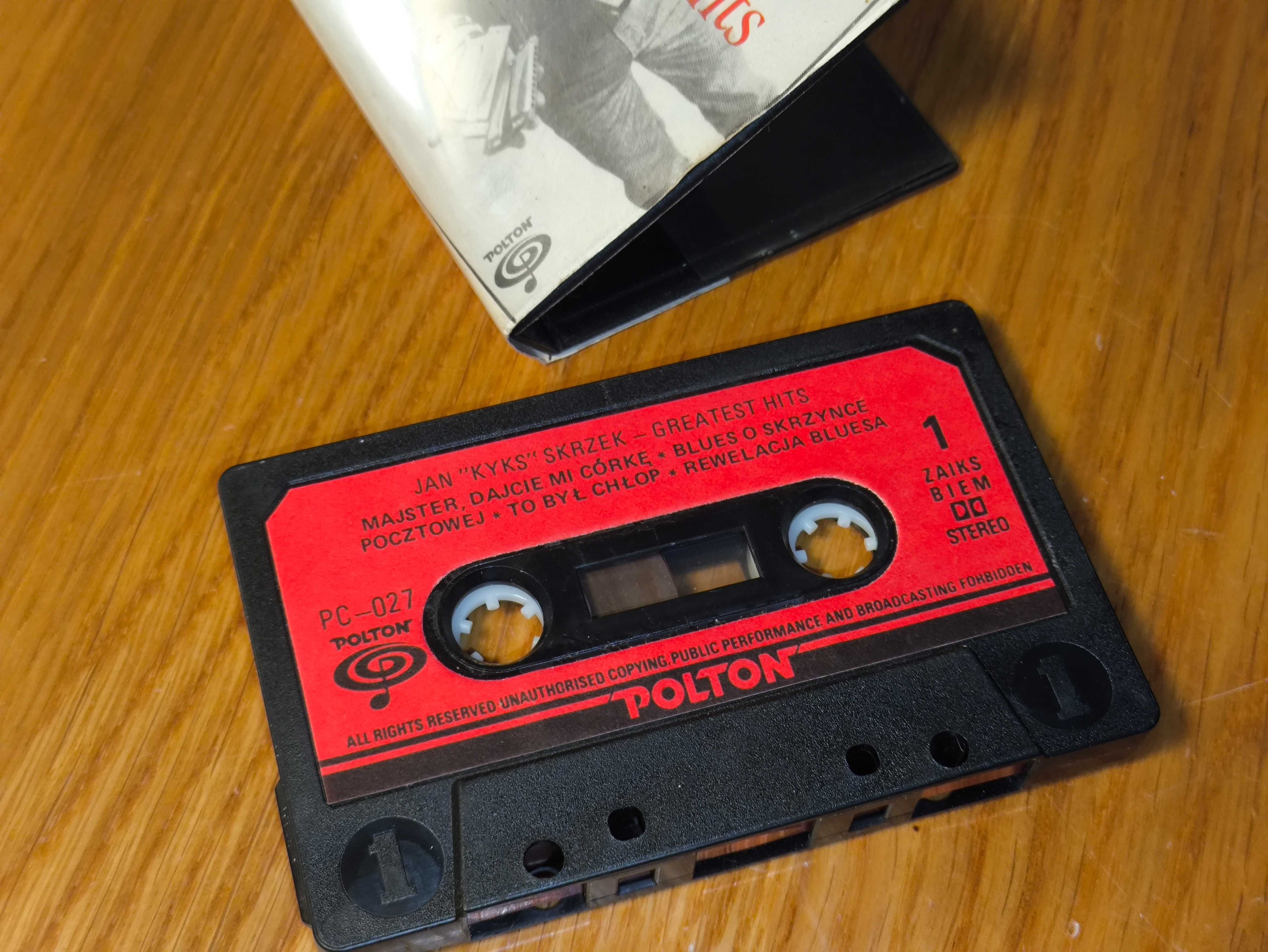Oryginalna kaseta „Greatest Hits” Jan „Kyks” Skrzek Polton 1987.