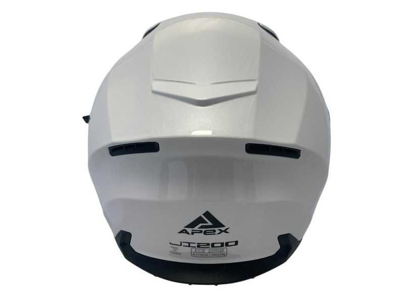 Otwarty Kask motocyklowy APEX JI200 biały na choppera skuter