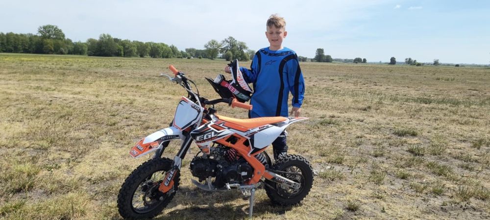 Motocykl EGL EXP  110 Dla Dziecka cross 10/12 koła od 7 do 12lat