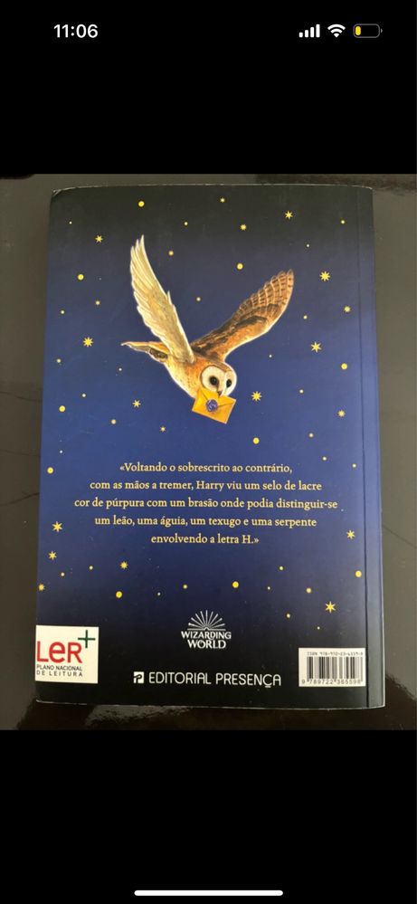 Livro Harry Potter e a Pedra Filosofal [Volume 1]