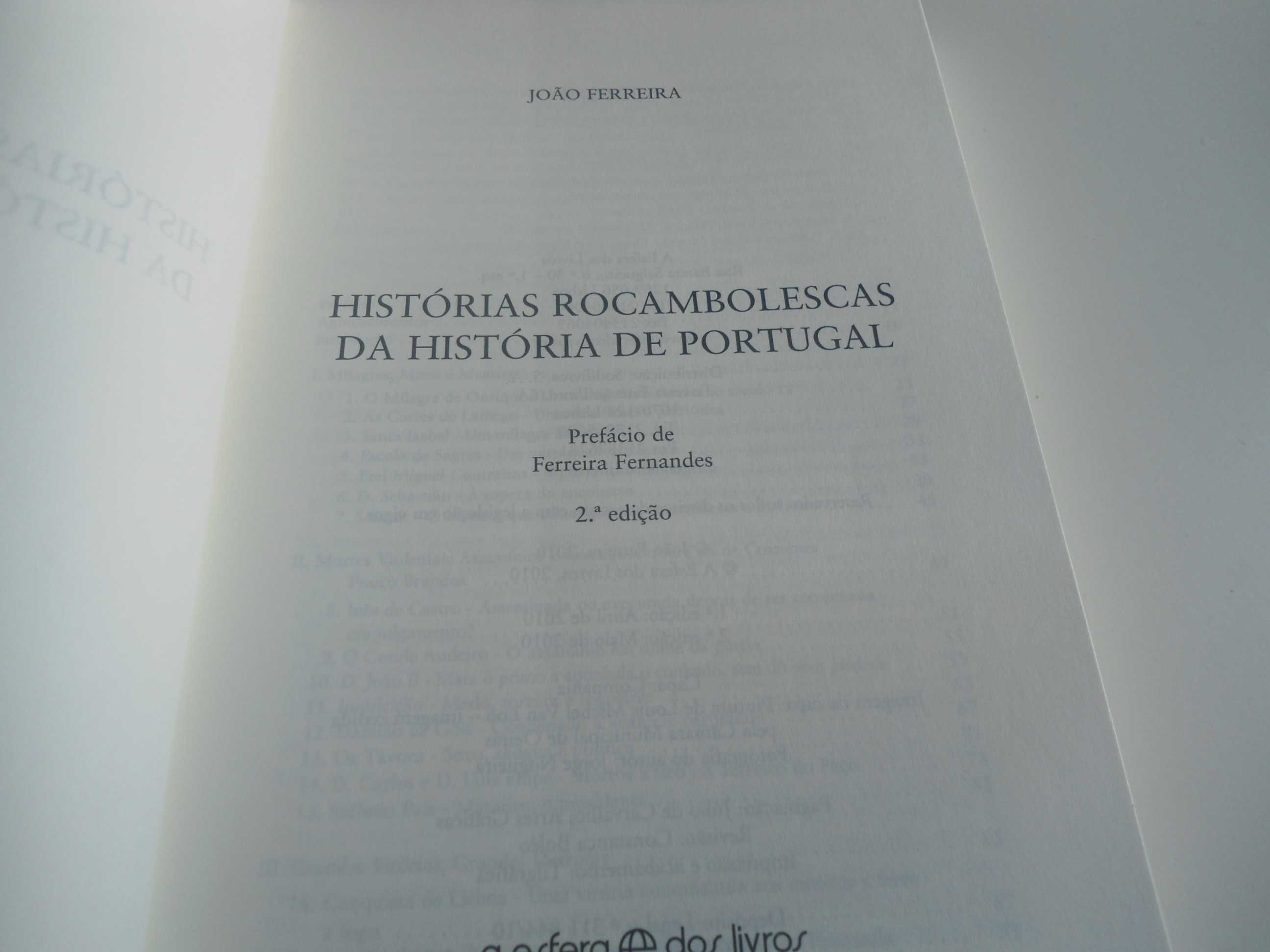 Histórias Rocambolescas da História de Portugal de João Ferreira