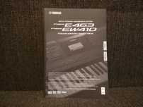 Instrukcja obsługi Yamaha PSR-E463 EW410 po polsku NIEUŻYWANA
