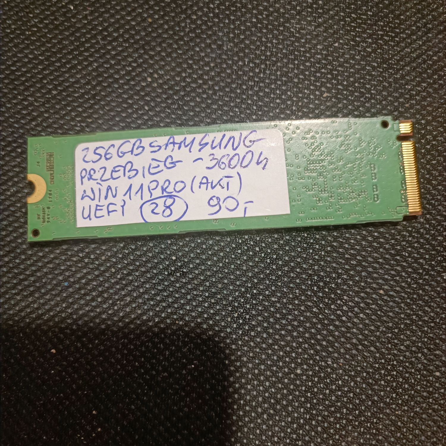 Dysk SSD M2 Nvme 256GB win.11 Pro Samsung (29)