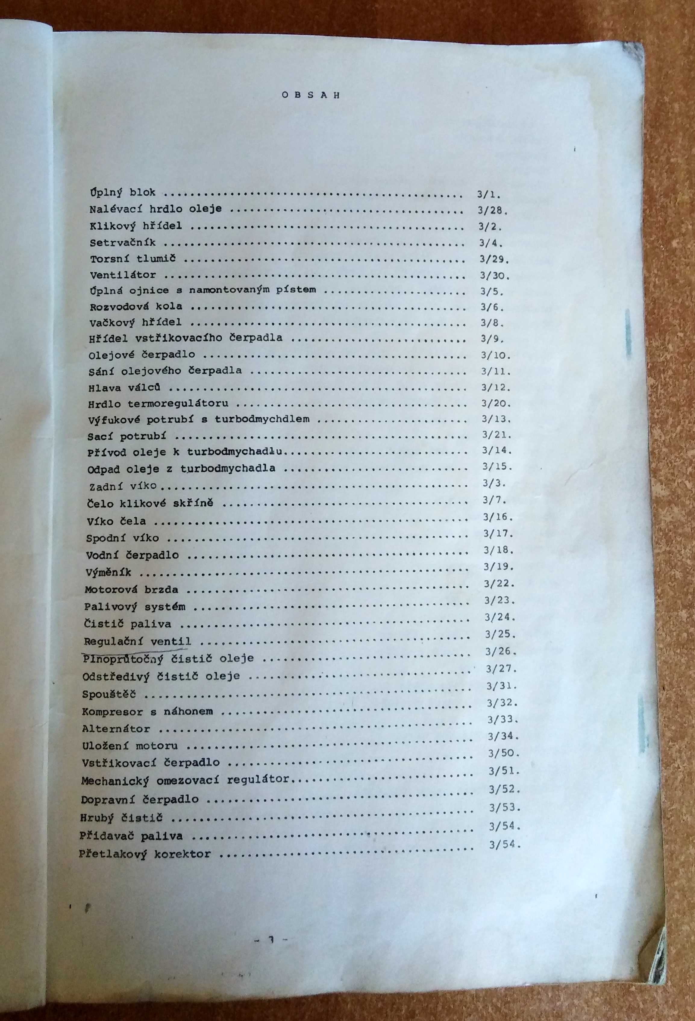 Katalog części zamiennych LIAZ 110.073 – rok 1986.