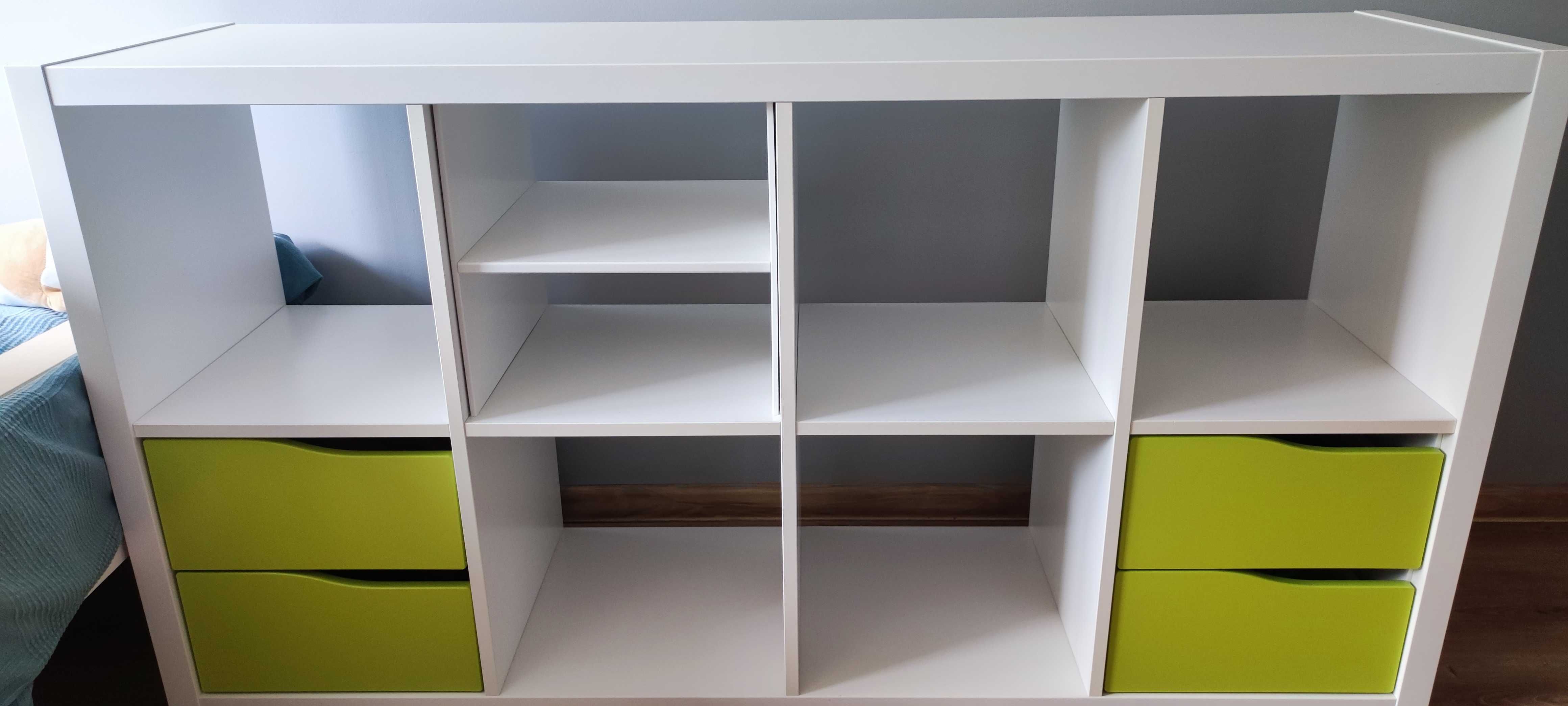 Regał Ikea Kallax z szufladami