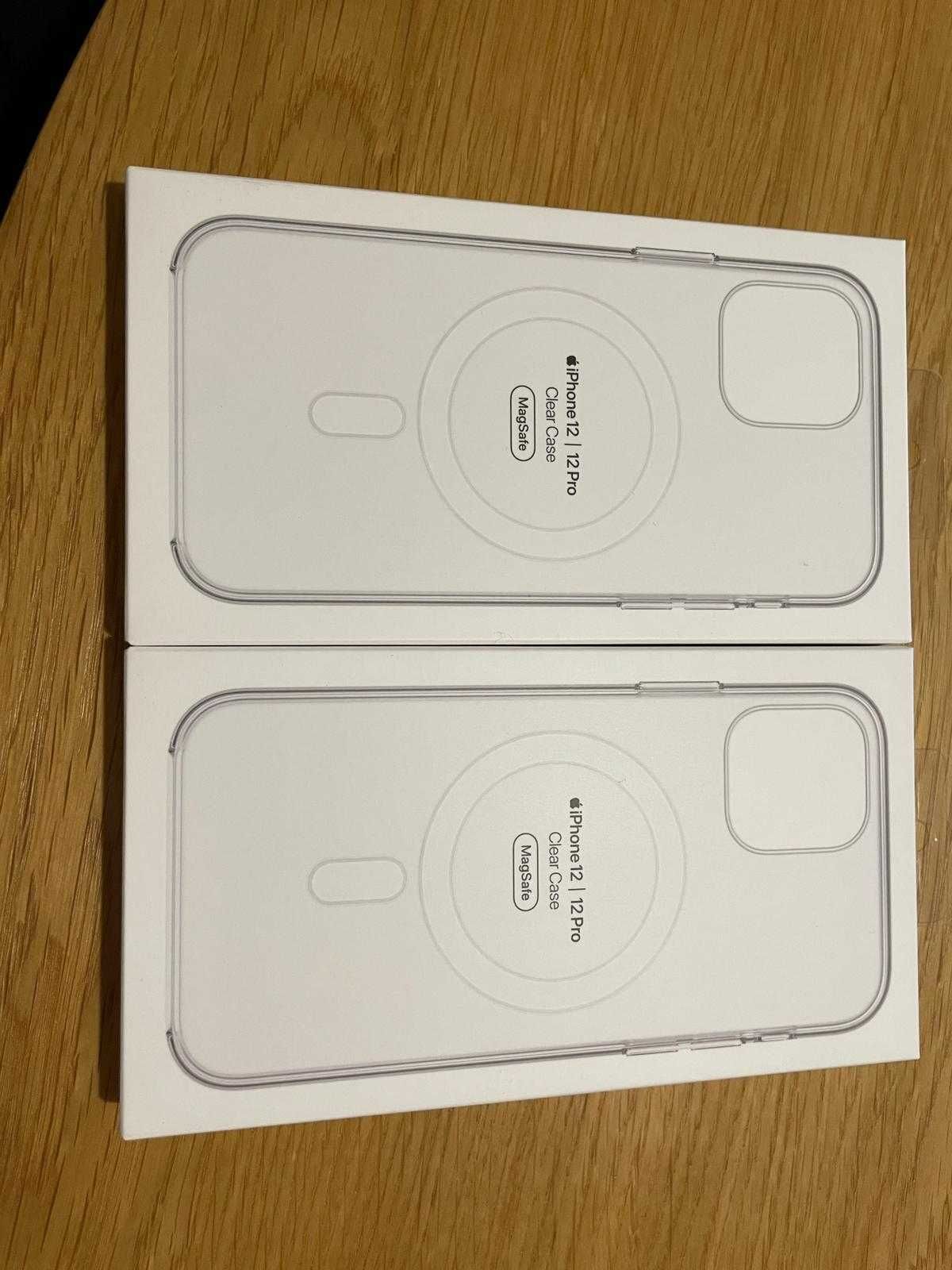 Oryginalne etui Apple MagSafe ClearCase iPhone 12/12pro NOWE!