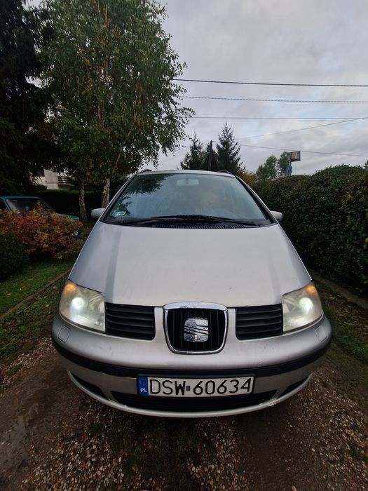Seat Alhambra 2002r 1.9 TDI 115km 364tkm 7 os alu zima galaxy sharan