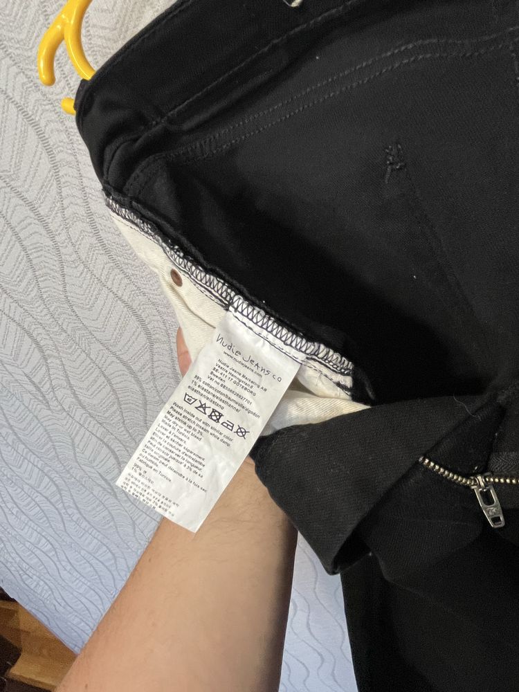 Nudie Jeans Monoblack оригінальні чоловічі джинси