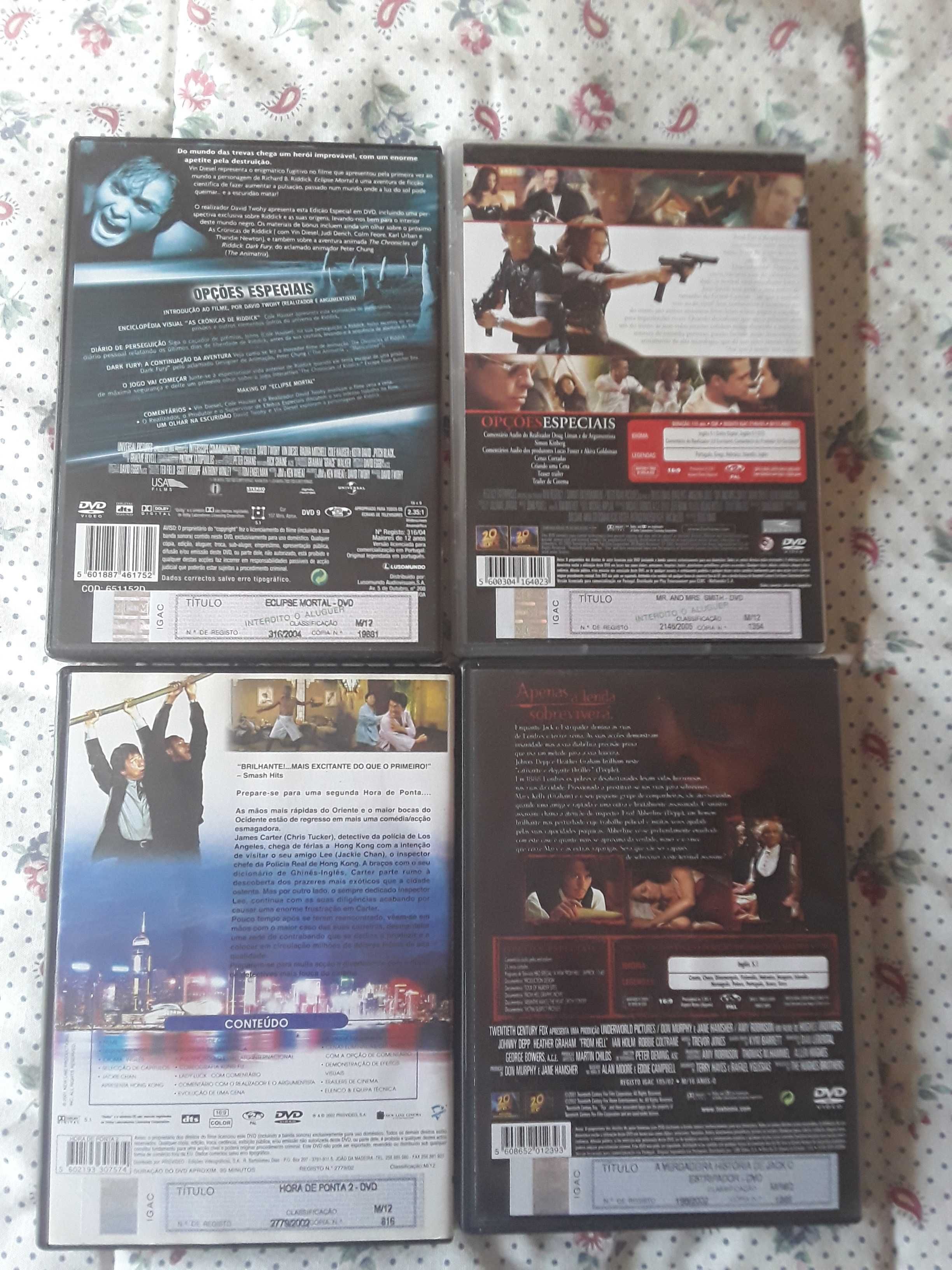 14 dvd's originais