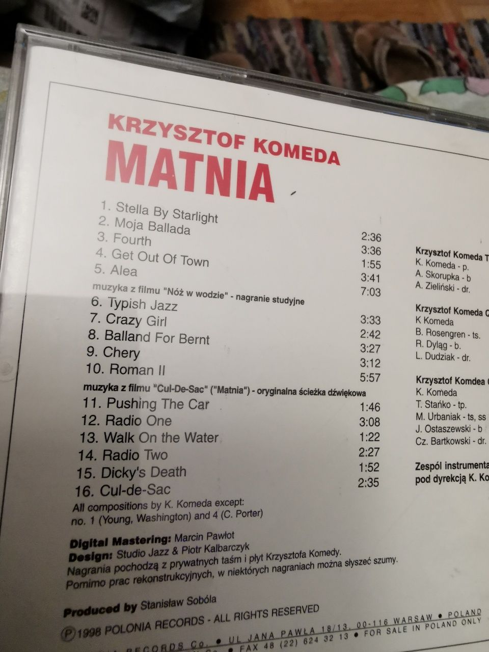 Krzysztof Komeda Matnia