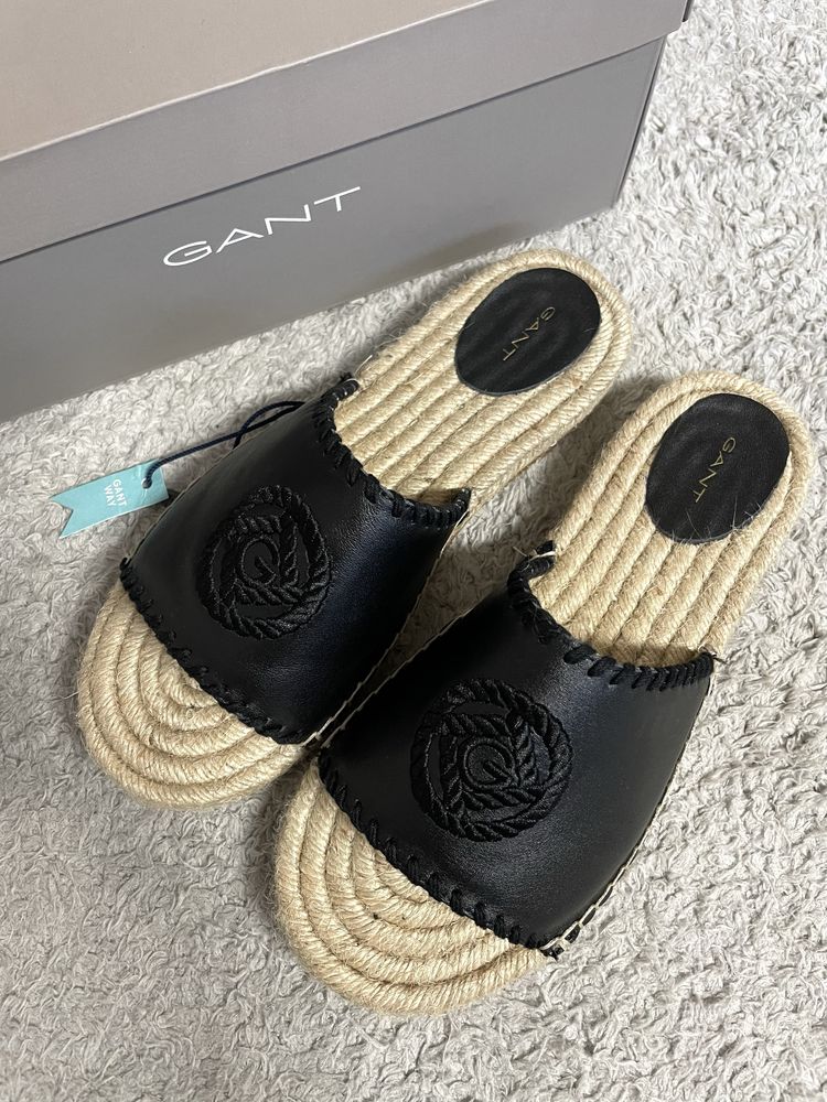 NOWE klapki espadryle letnie GANT rozmiar 38