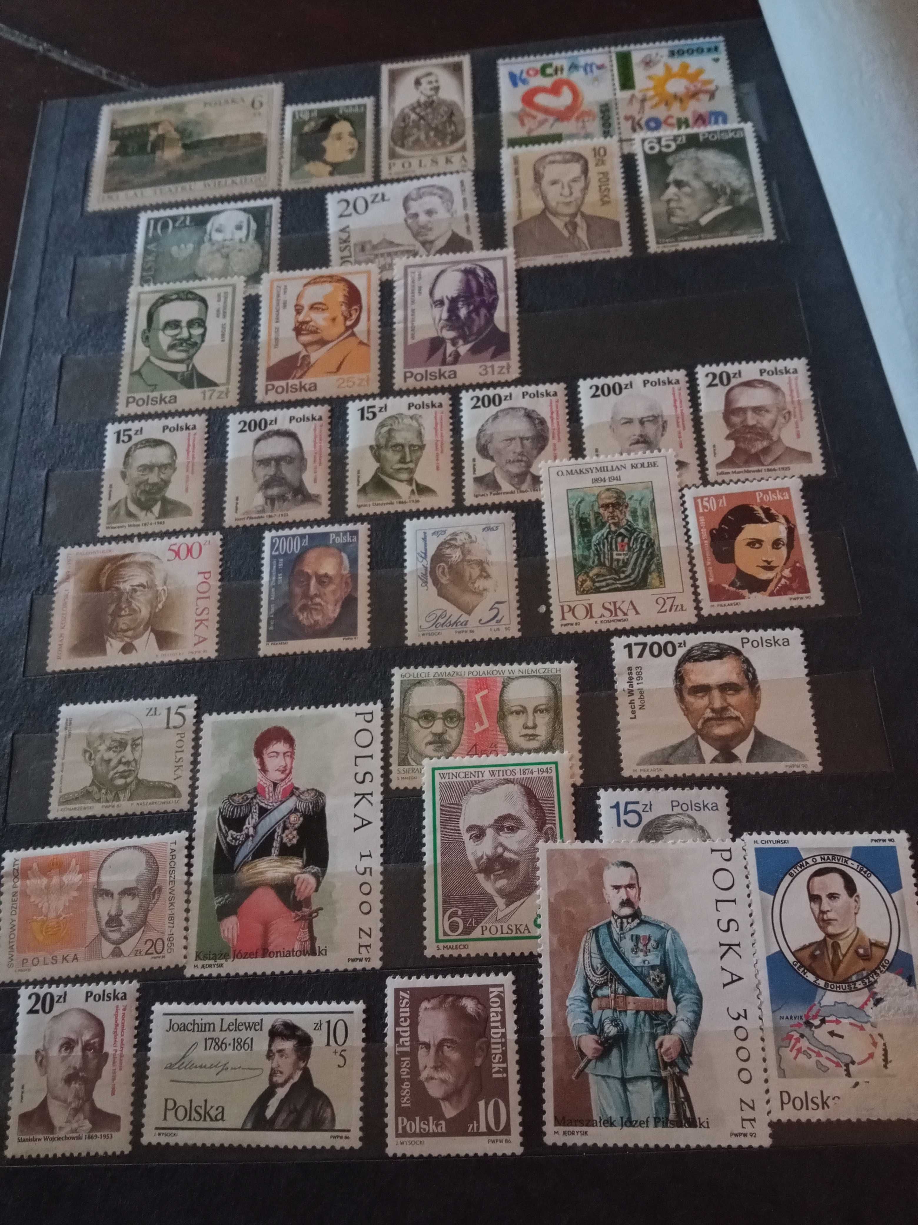 Klaser znaczki kolekcja polska
