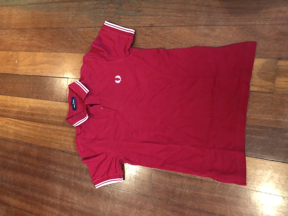 Polo vermelho fred perry